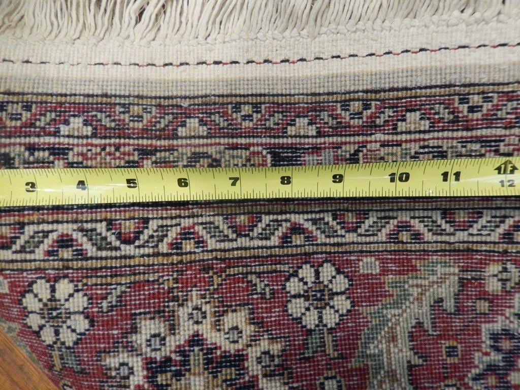 7x10 Authentic Hand Knotted Semi-Antique Persian Tabriz Rug - Iran - bestrugplace