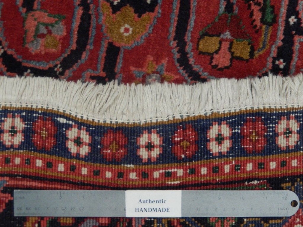 6.8 x 10.3 Red Semi-Antique Persian Heriz Rug 22863