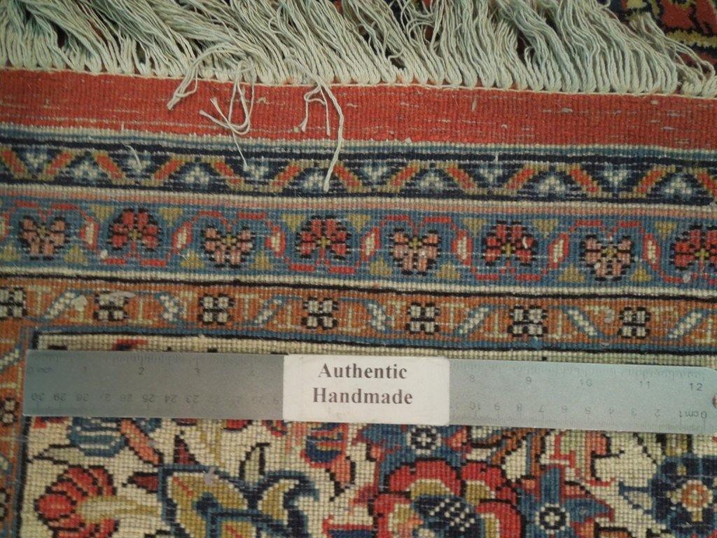 7x11 Authentic Hand Knotted Fine Persian Sarouk Rug - Iran - bestrugplace