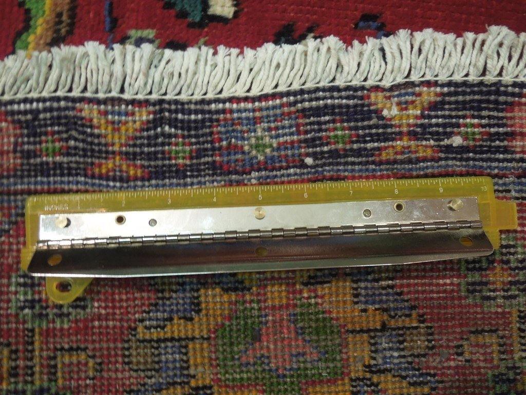 9x13 Authentic Hand Knotted Antique Worn Persian Sarouk Rug - Iran - bestrugplace