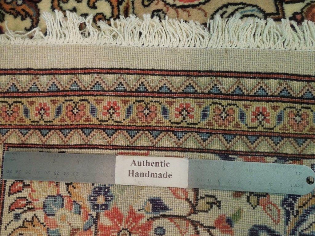 7x10 Authentic Hand Knotted Fine Persian Ghom Rug - Iran - bestrugplace