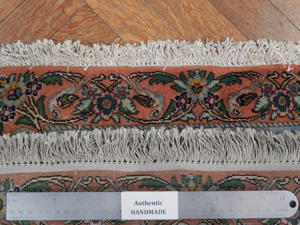 2x2 Authentic Handmade Persian Qum Wool & Silk Rug - Iran - bestrugplace