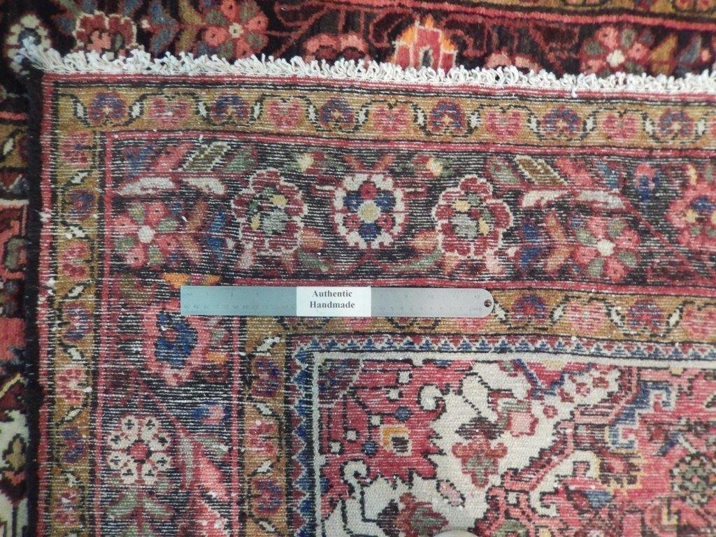 5x10 Authentic Hand Knotted Semi-Antique Persian Herati Runner - Iran - bestrugplace