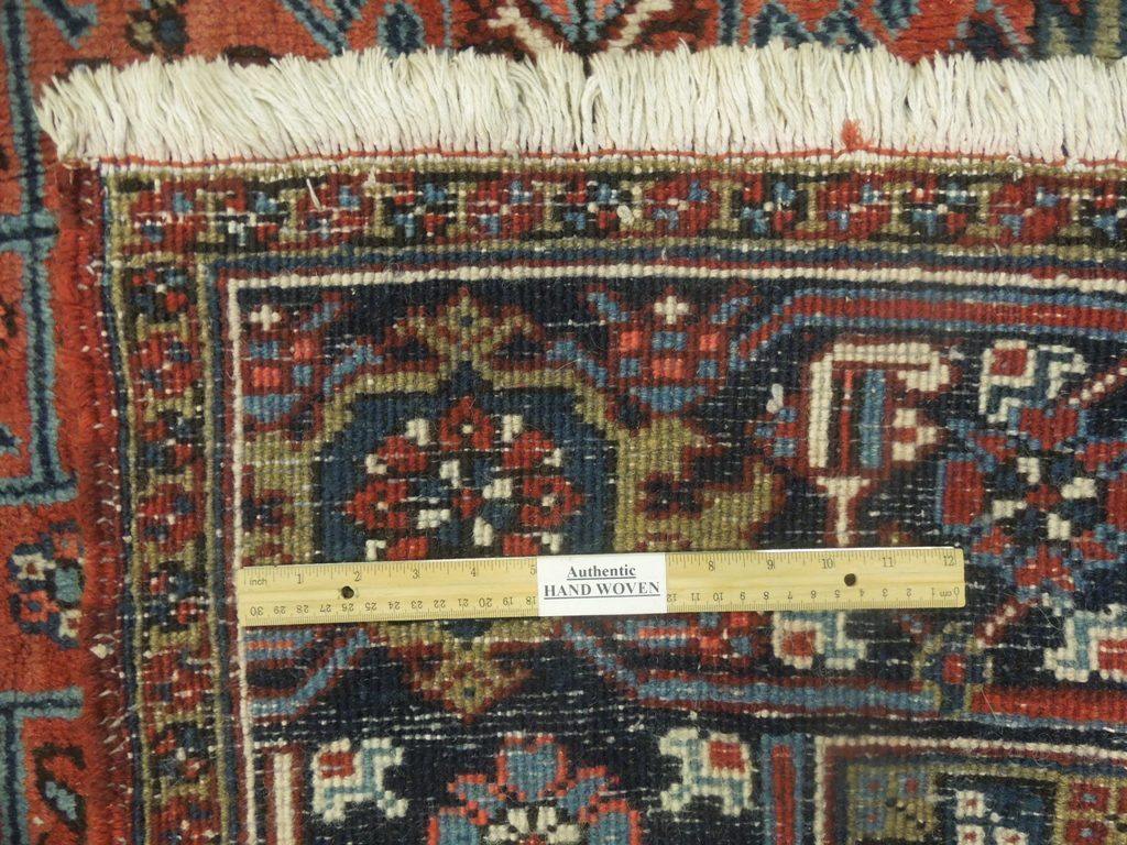 8x10 Authentic Hand Knotted Semi-Antique Persian Heriz Rug - Iran - bestrugplace