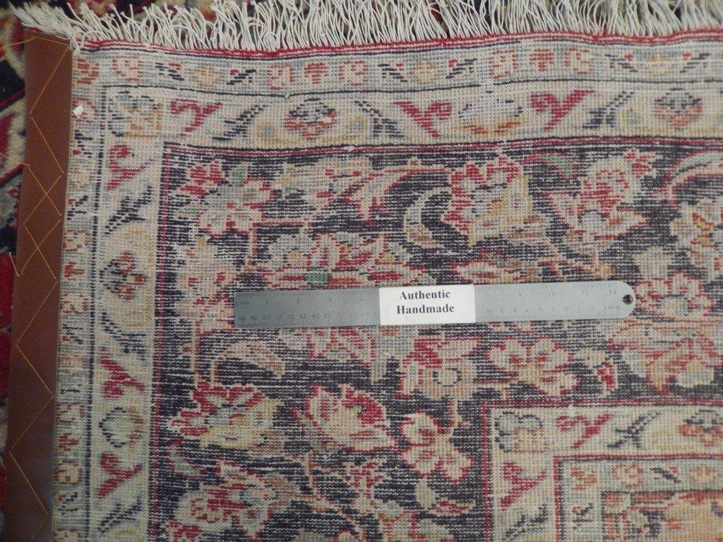 8x12 Authentic Hand Knotted Semi-Antique Persian Isfahan Rug - Iran - bestrugplace