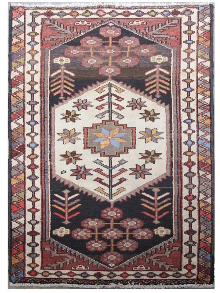 6x5 Authentic Hand-knotted Persian Hamadan Rug - Iran - bestrugplace