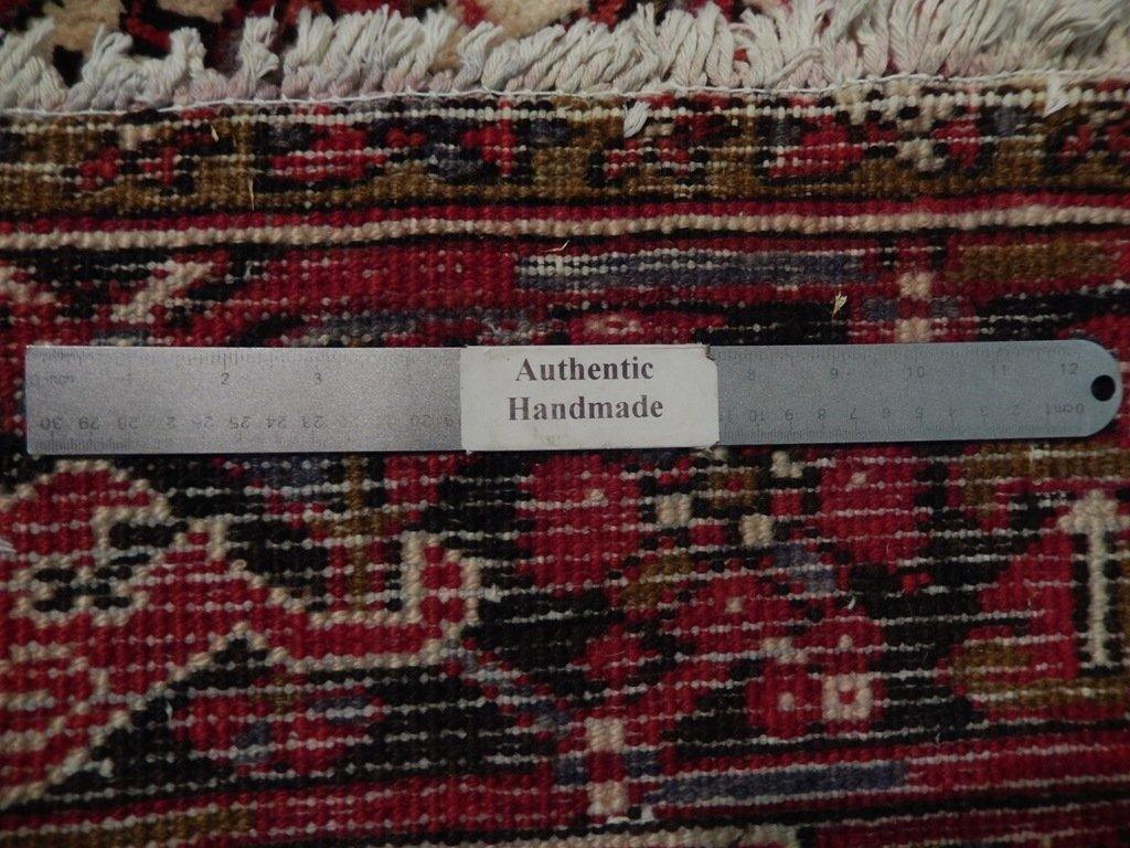 9x13 Authentic Hand Knotted Semi-Antique Persian Heriz Rug - Iran - bestrugplace