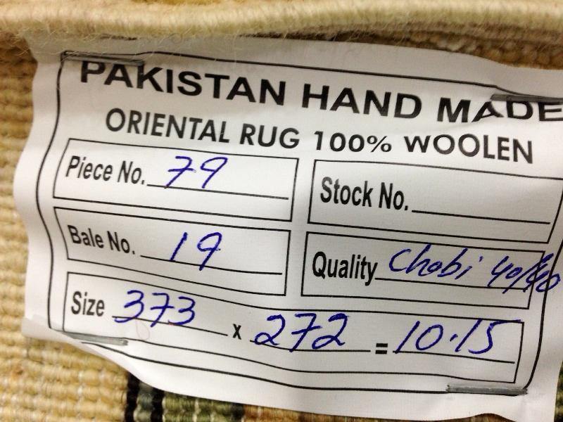 Radiant 9x12 Authentic Hand-knotted Chobi Peshawar Rug - Pakistan - bestrugplace