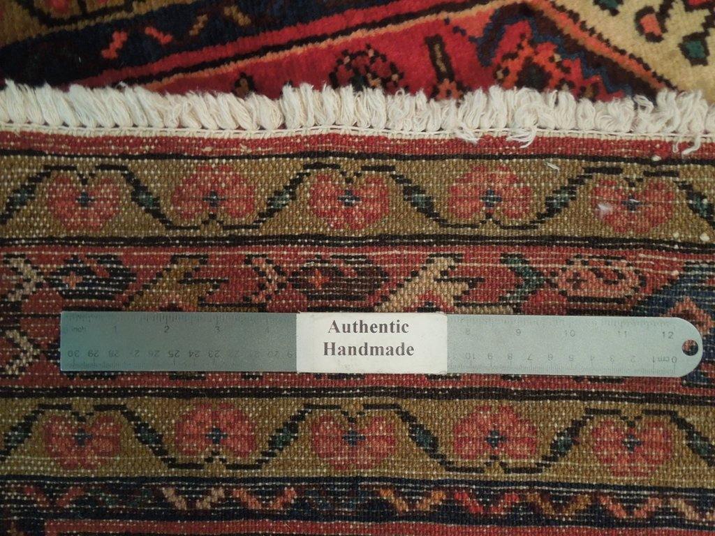 5x11 Authentic Hand Knotted Semi-Antique Persian Herati Runner - Iran - bestrugplace