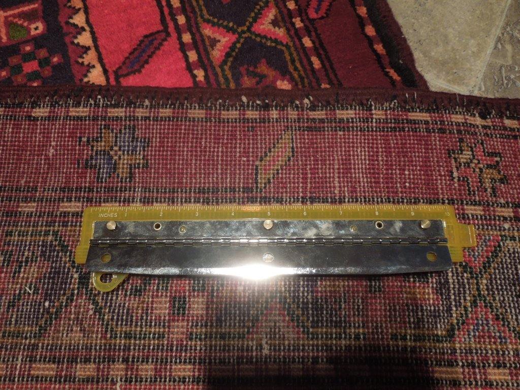 4x10 Authentic Hand Knotted Semi-Antique Persian Hamadan Runner - Iran - bestrugplace