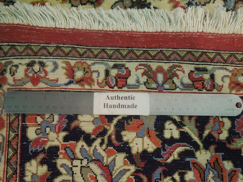 7x10 Authentic Hand Knotted Fine Persian Kashan Rug - Iran - bestrugplace