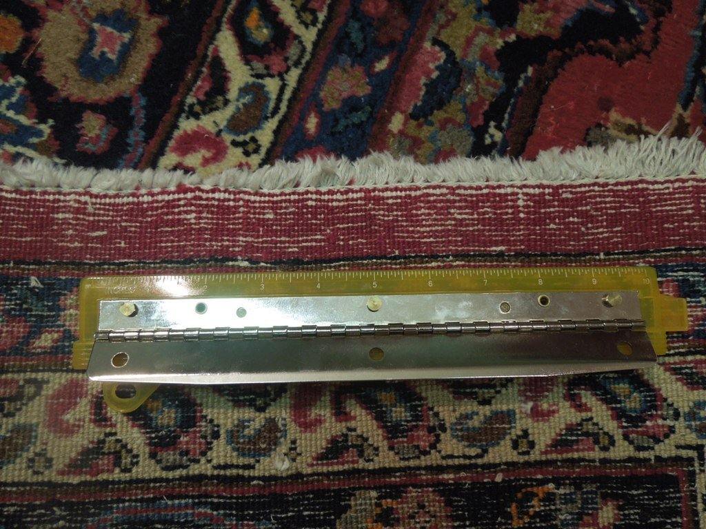 8x12 Authentic Hand Knotted Signed Persian Mashad Rug - Iran - bestrugplace