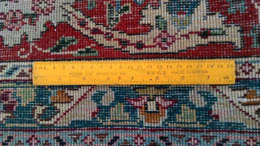 8x11 Authentic Hand Knotted Persian Tabriz Rug - Iran - bestrugplace