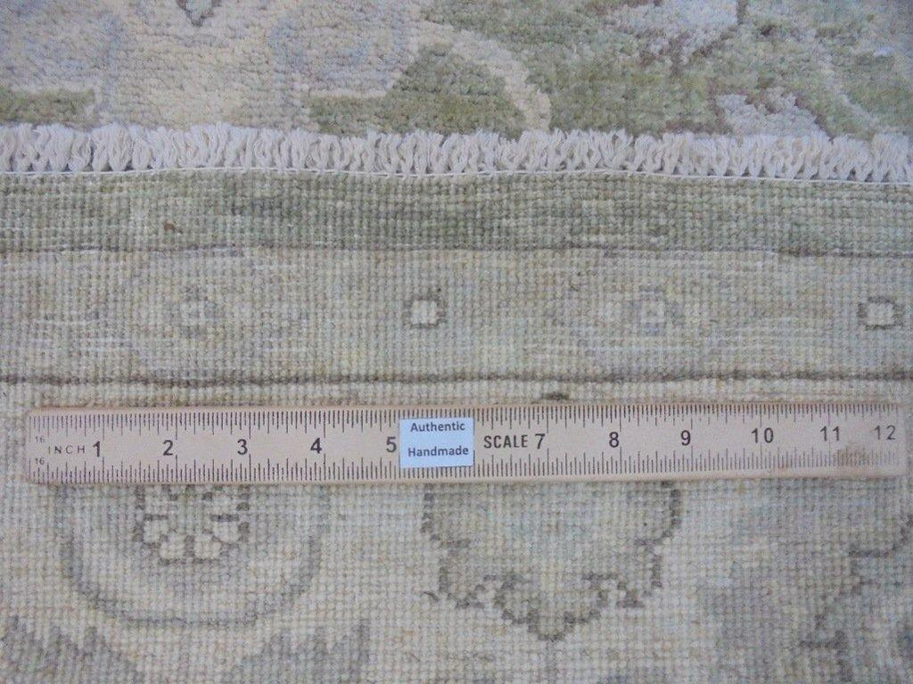 Radiant 9x6 Authentic Hand Knotted Vegetable Dyed Ziglar Chobi Peshawar Rug - Pakistan - bestrugplace