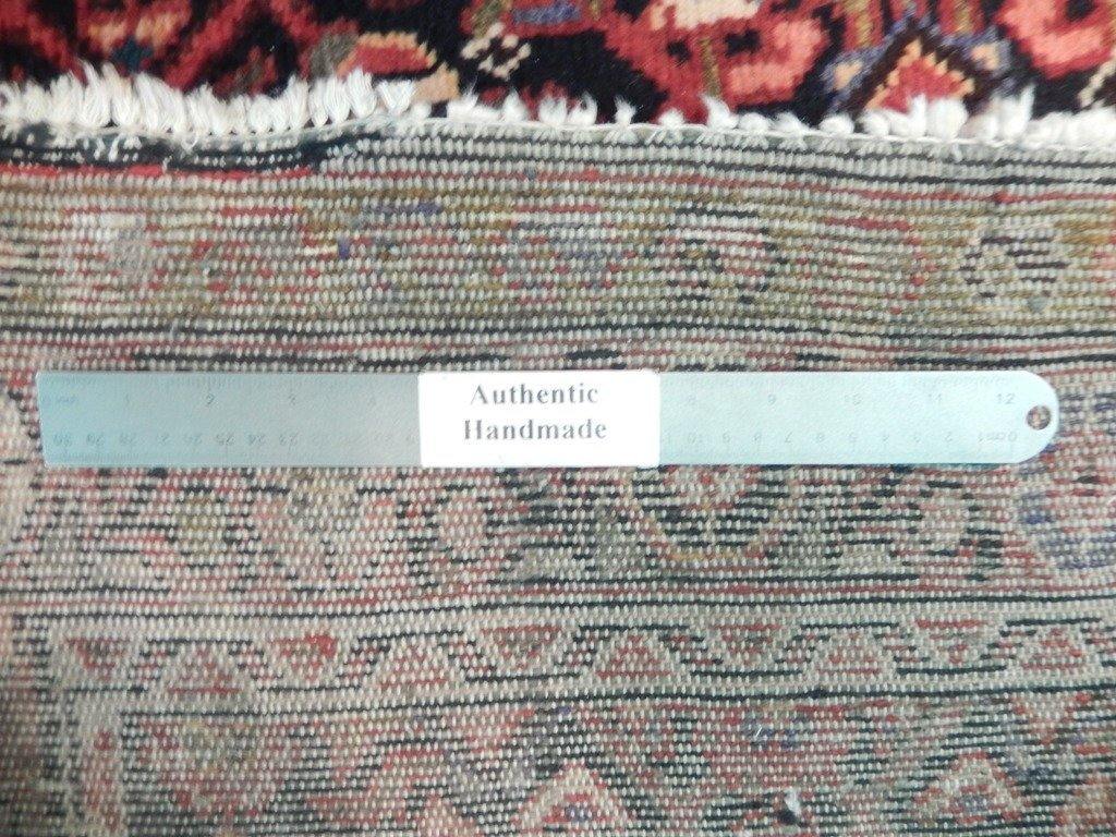 5x10 Authentic Hand Knotted Semi-Antique Persian Herati Runner - Iran - bestrugplace