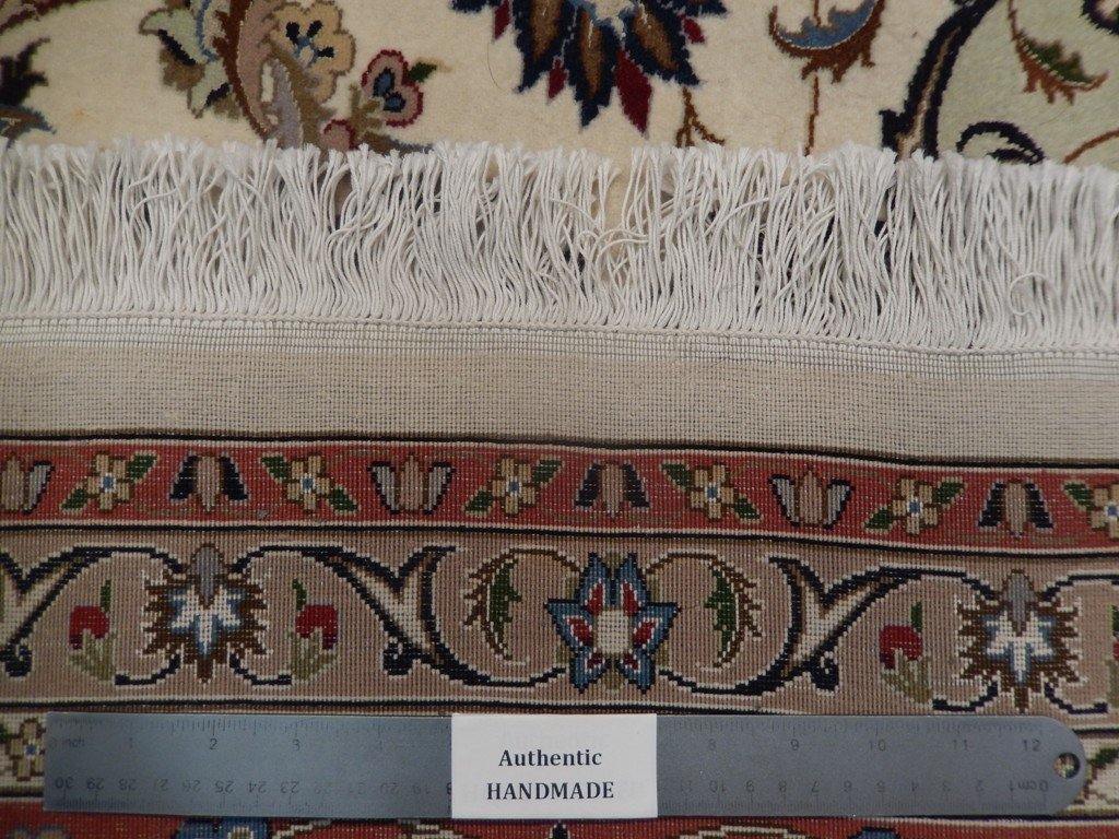 8x11 Authentic Handmade High End Wool & Silk Persian Tabriz Rug - Iran - bestrugplace