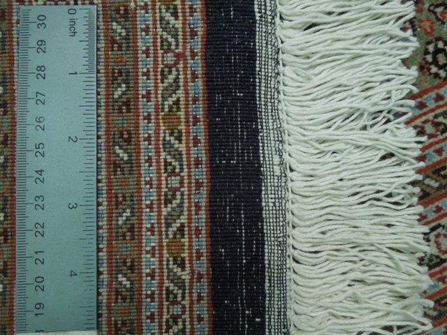 Luxurious 8x12 Authentic Handmade Persian Tabriz Mahi Wool&Silk Rug-Iran - bestrugplace