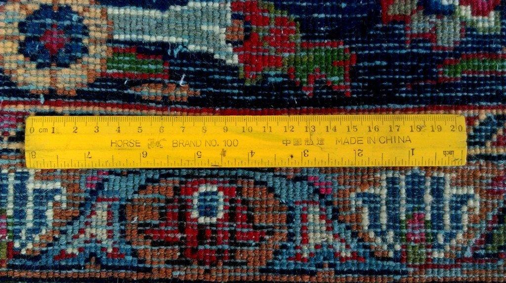 9.7x12.4 Authentic Hand Knotted Persian Wool & Silk Nain Rug - Iran - bestrugplace