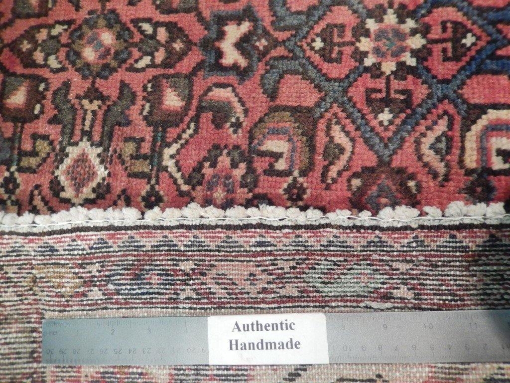 5x11 Authentic Hand Knotted Semi-Antique Persian Herati Runner - Iran - bestrugplace