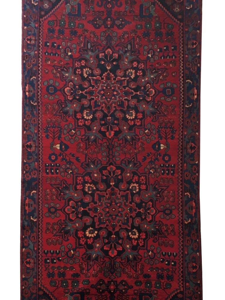 5x13 Authentic Hand-knotted Persian Hamadan Rug - Iran - bestrugplace