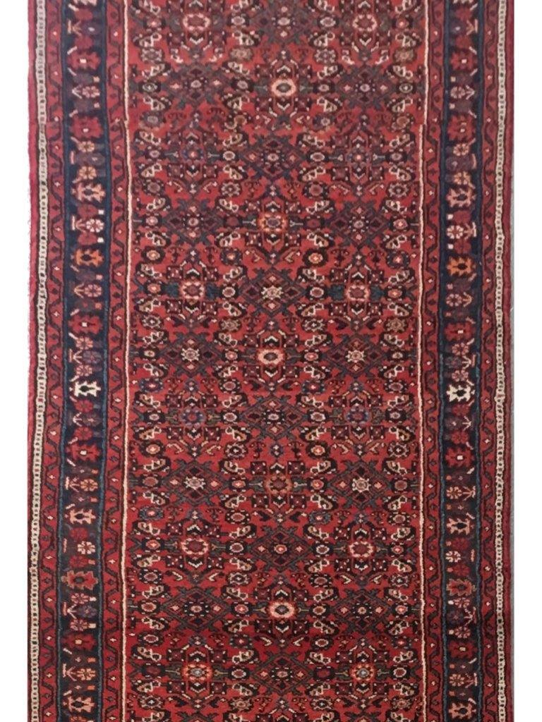 3x9 Authentic Hand-knotted Persian Hamadan Rug - Iran - bestrugplace