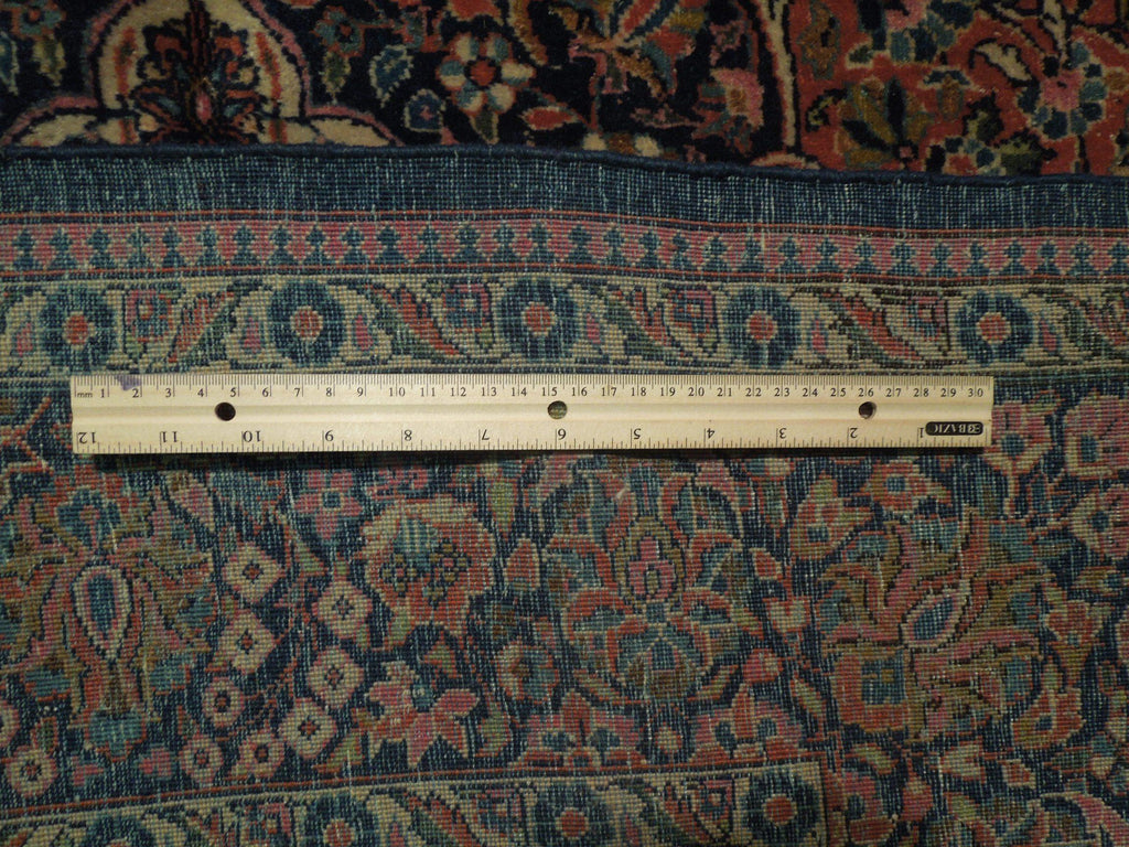 5x7 Authentic Hand-Knotted Antique Persian Kashan Rug - Iran - bestrugplace