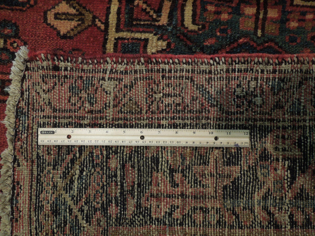 9x13 Authentic Hand-Knotted Antique Persian Karaja Rug - Iran - bestrugplace