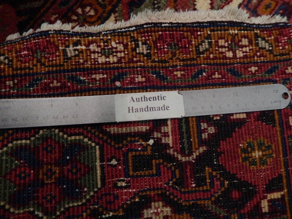 8x11 Authentic Hand Knotted Semi-Antique Persian Heriz Rug - Iran - bestrugplace