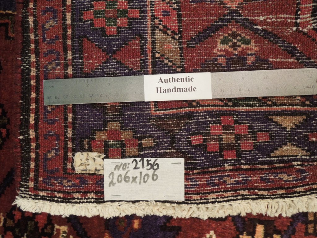 4' x 7' Red-Semi-Antique-Persian-Hamad-Rug.jpg