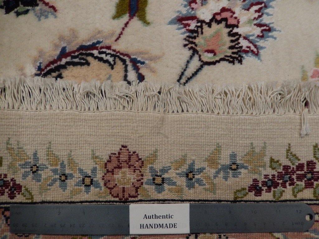 7x10 Authentic Handmade Signed Wool & Silk Persian Tabriz Rug - Iran - bestrugplace