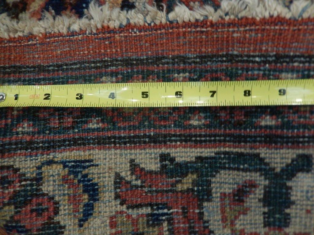 7x10 Authentic Hand Knotted Antique Persian Tabriz Rug - Iran - bestrugplace