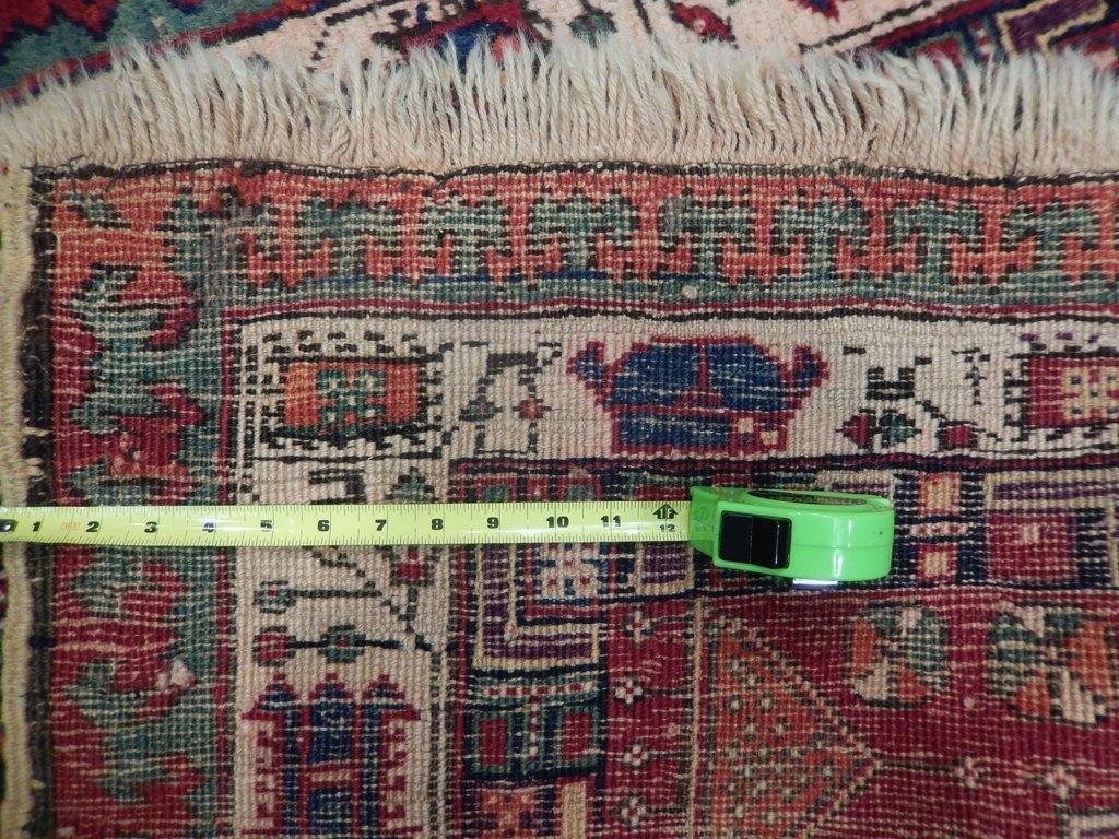 4x9 Authentic Hand Knotted Persian Hamadan Runner - Iran - bestrugplace