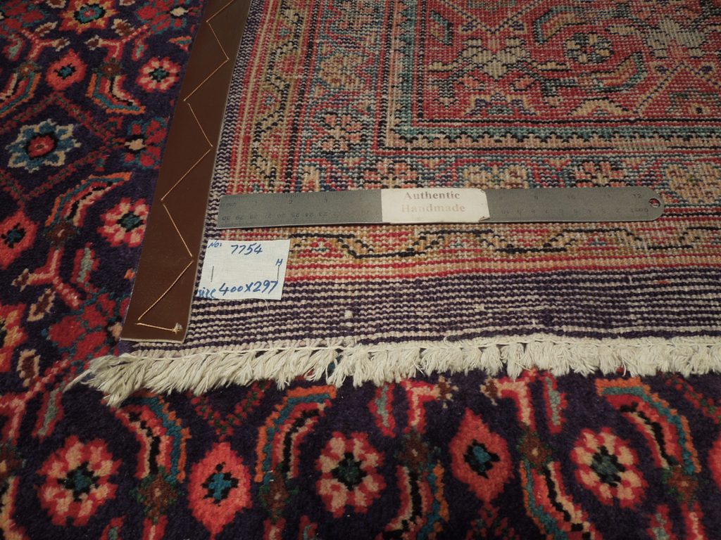 9.8 x 13 Semi Antique Tabriz MAHAL HERATI Rug 74859