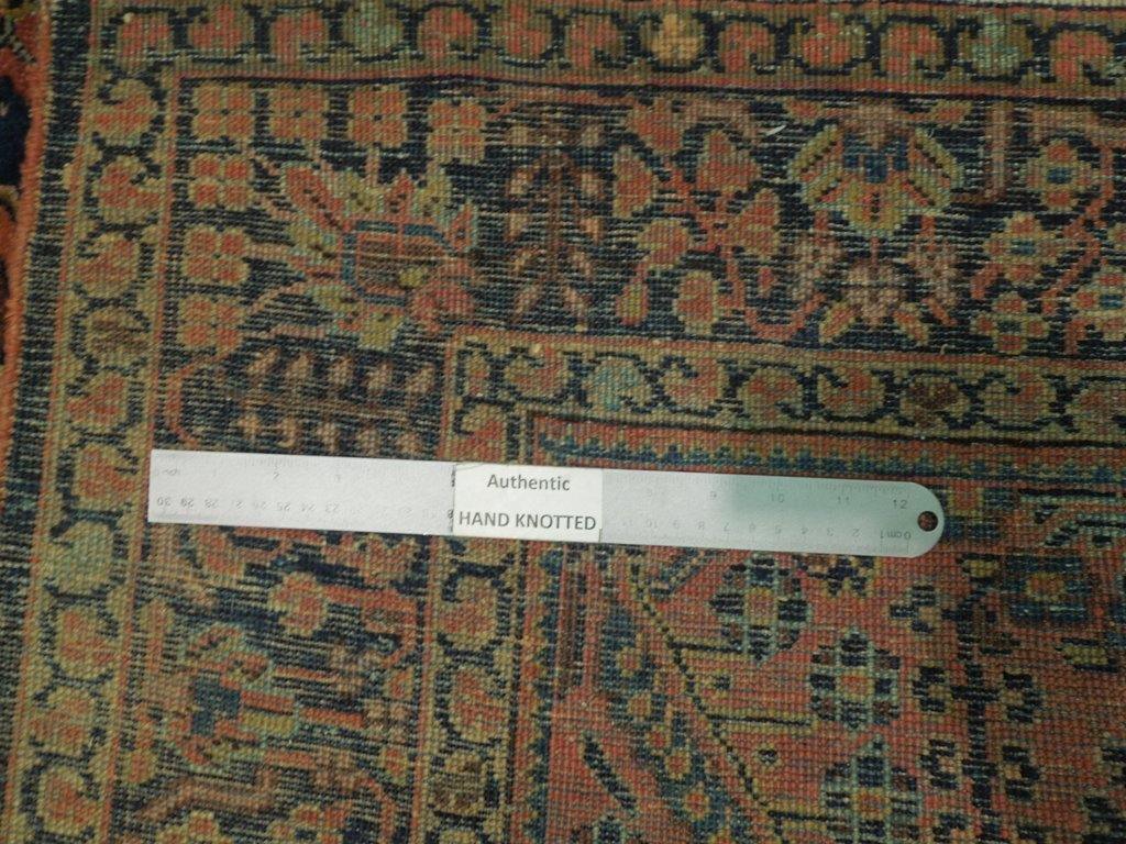 4x7 Authentic Handmade Antique Persian Sarouk Rug - Iran - bestrugplace