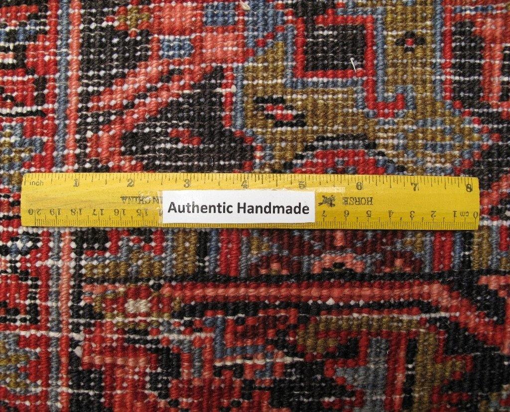 Luxurious 10x13 Authentic Hand-knotted Persian Heriz Rug - Iran - bestrugplace