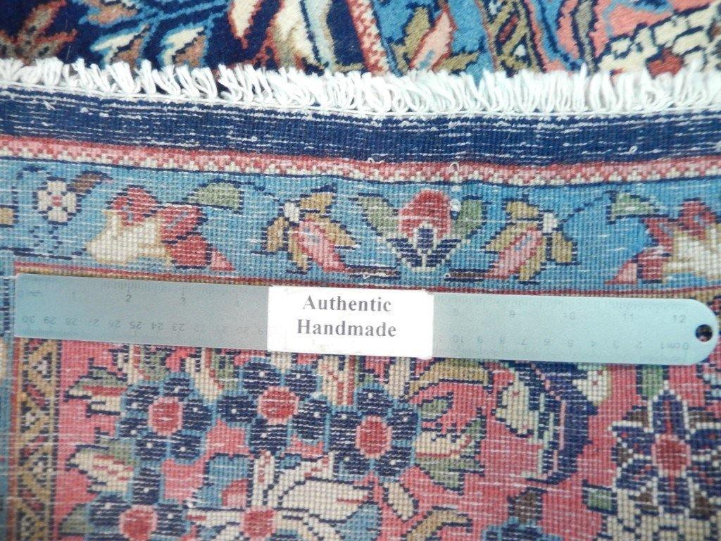 7x10 Authentic Hand Knotted Semi-Antique Persian Sarouk Rug - Iran - bestrugplace