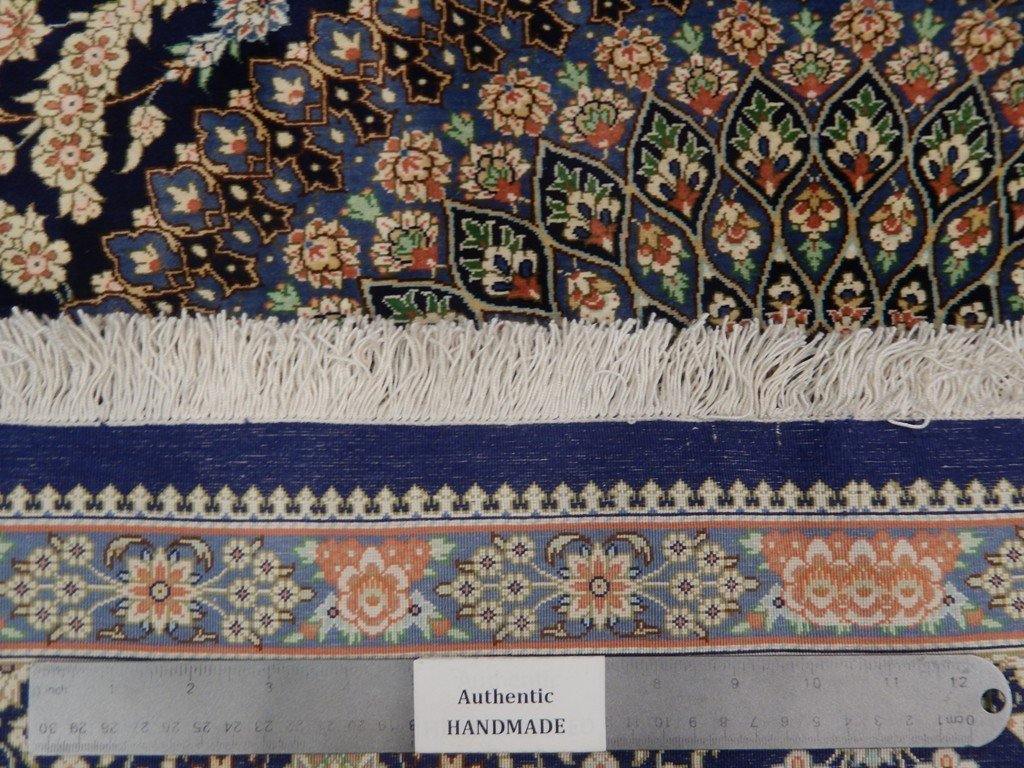 5x6 Authentic Handmade Signed Fine Silk Persian Qum Rug - Iran - bestrugplace