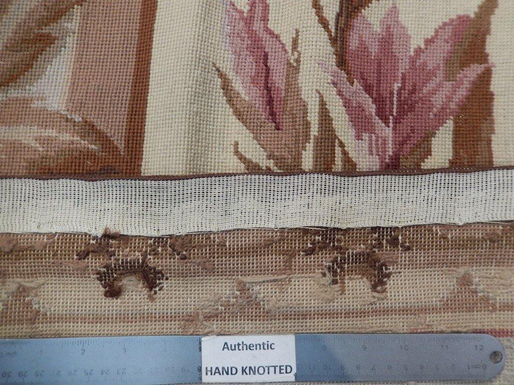 10x13 Needlepoint Flat Weave French Rug - China - bestrugplace