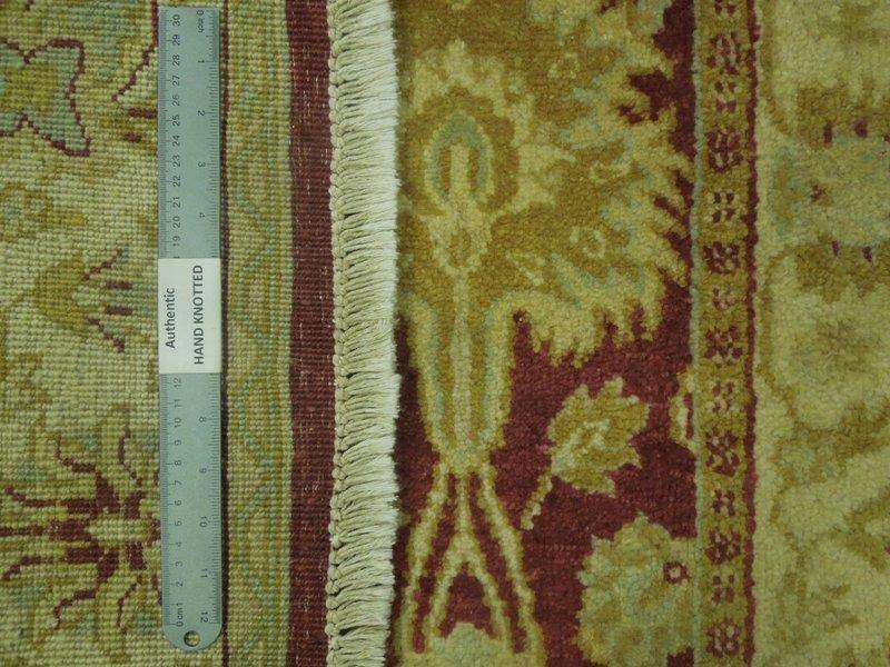 Fascinating 4x6 Authentic Handmade Vegetable Dyed Rug - India - bestrugplace