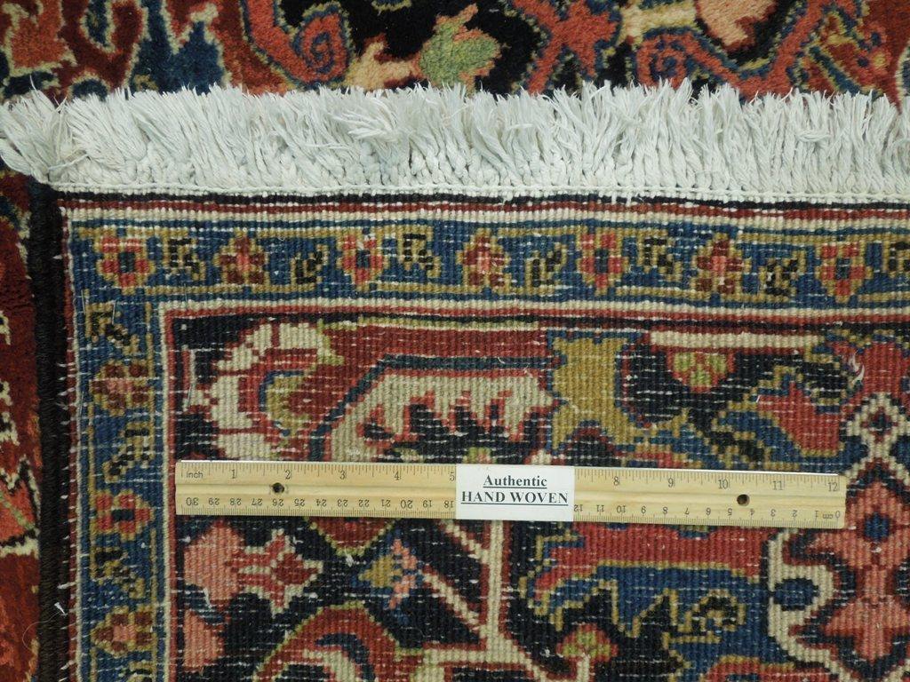 8x11 Authentic Hand Knotted Semi-Antique Persian Heriz Rug - Iran - bestrugplace