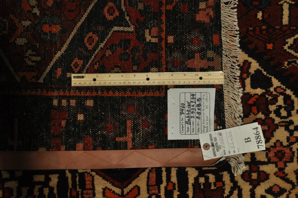 4' x 9' Beige Semi-Antique-Persian-Hamadan-Rug.jpg