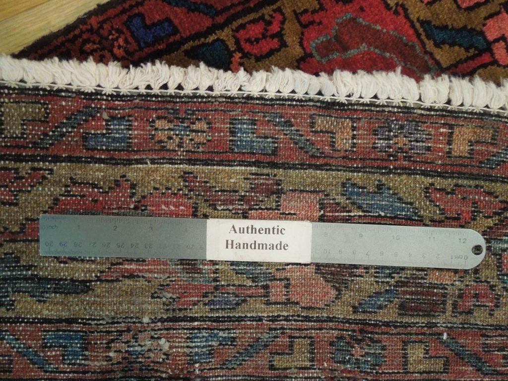 5x10 Authentic Hand Knotted Semi-Antique Persian Herati Runner - Iran - bestrugplace
