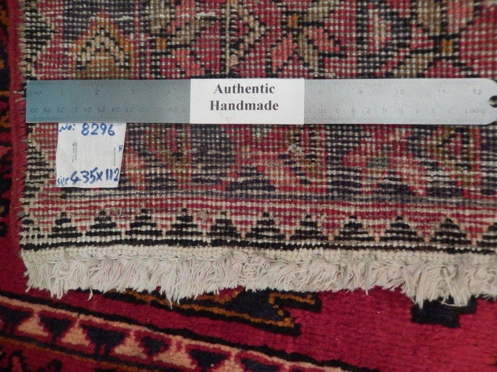 4x14 Authentic Handmade Semi-Antique Persian Hamadan Runner - Iran - bestrugplace