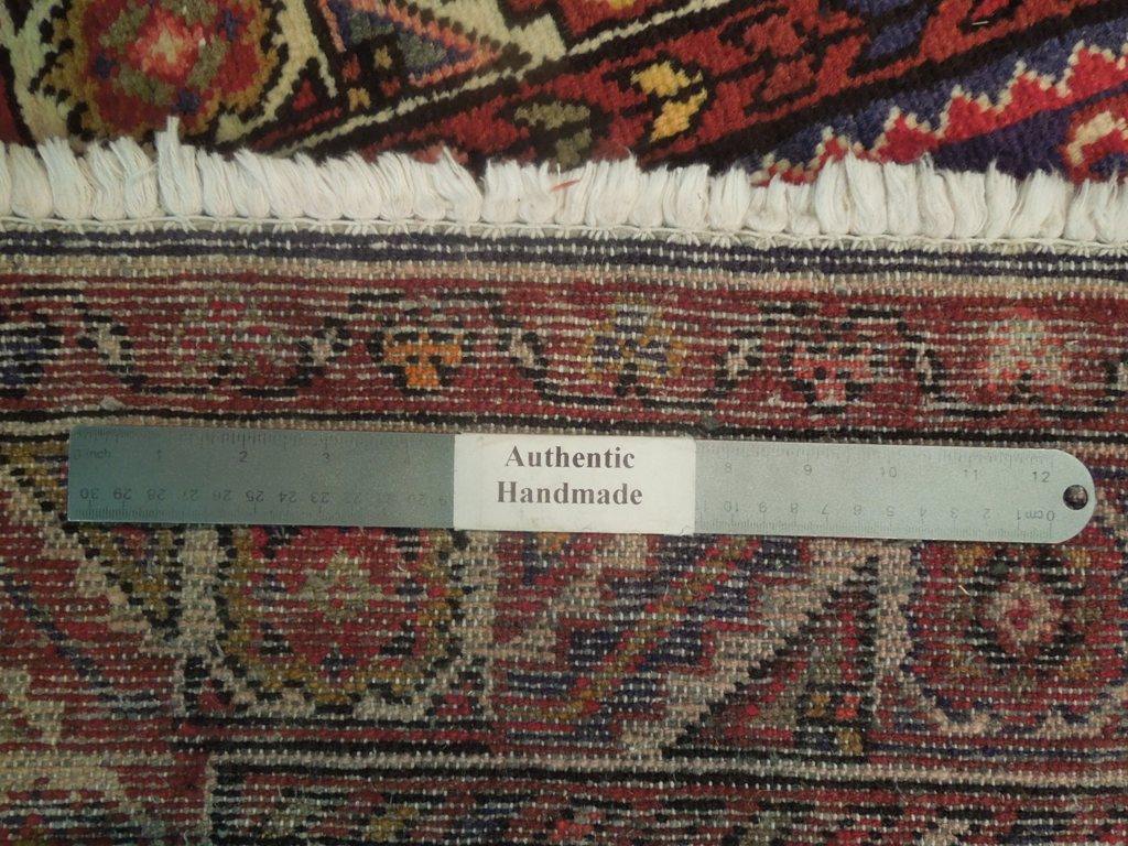 5x14 Authentic Hand Knotted Semi-Antique Persian Herati Runner - Iran - bestrugplace