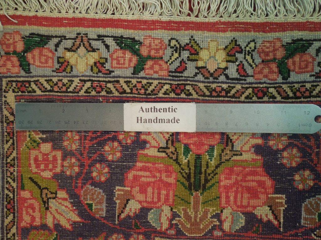 7x10 Authentic Hand Knotted Fine Persian Tehran Rug - Iran - bestrugplace