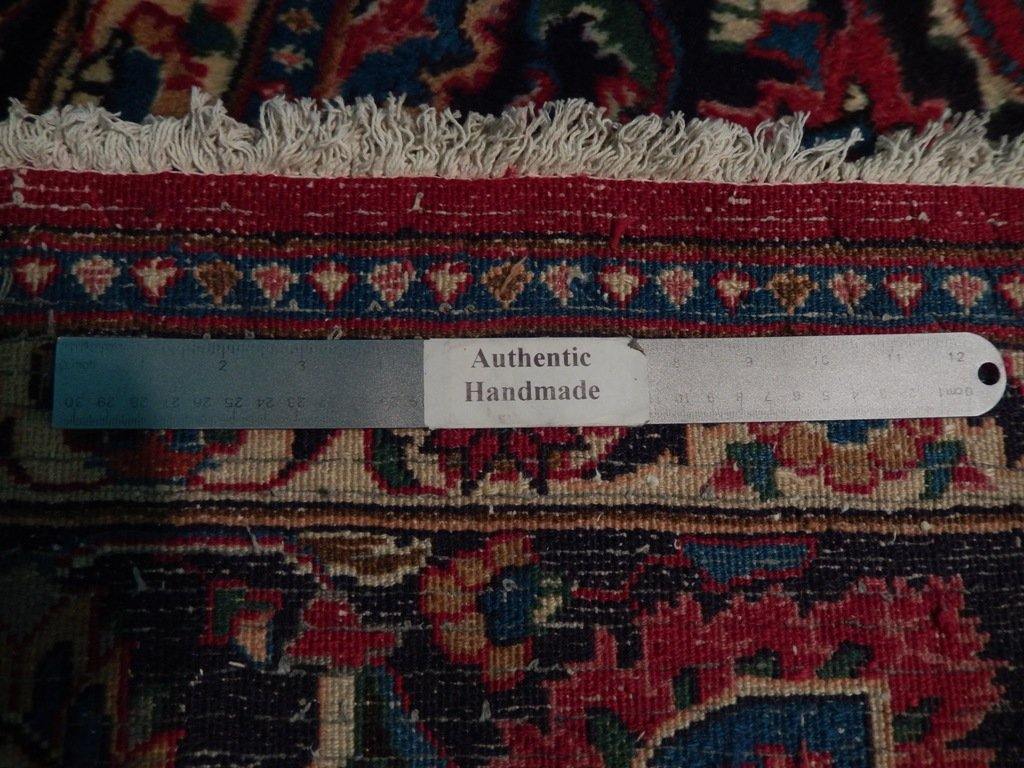 9x13 Authentic Hand Knotted Semi-Antique Persian Tabriz Rug - Iran - bestrugplace