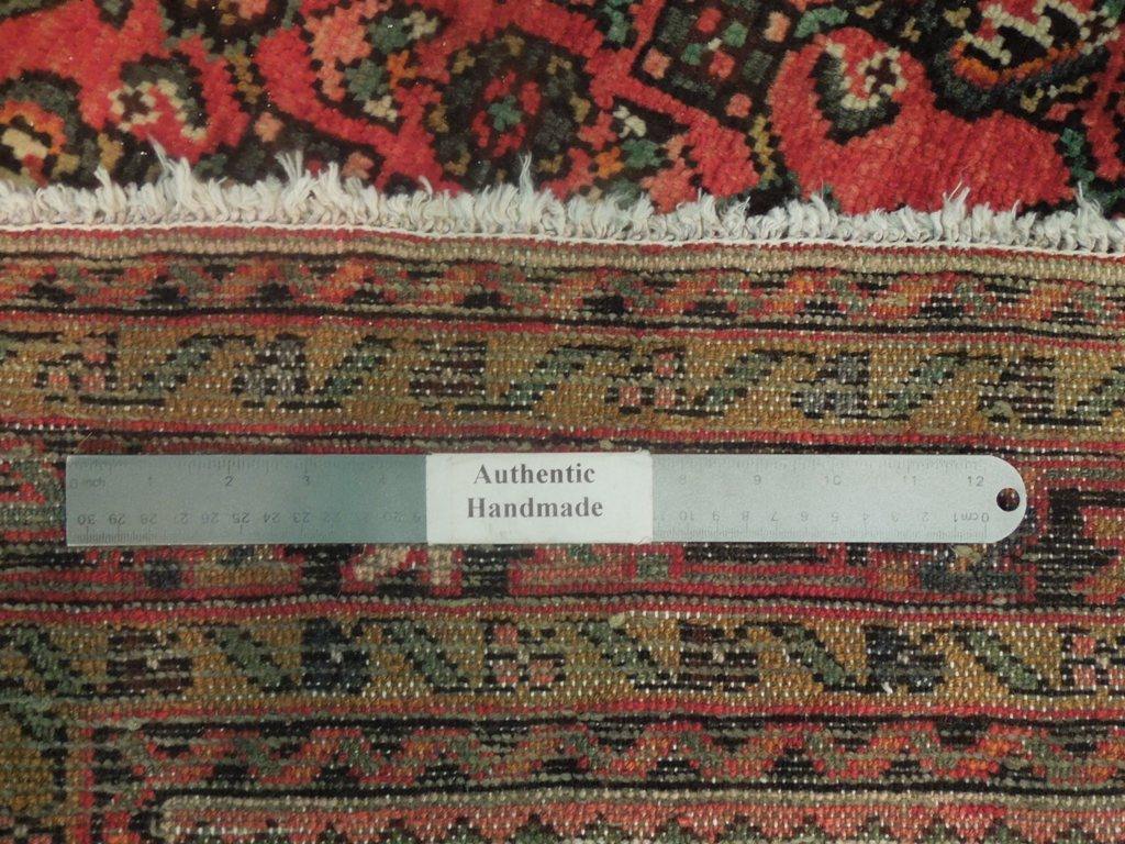 6x11 Authentic Hand Knotted Semi-Antique Persian Herati Runner - Iran - bestrugplace