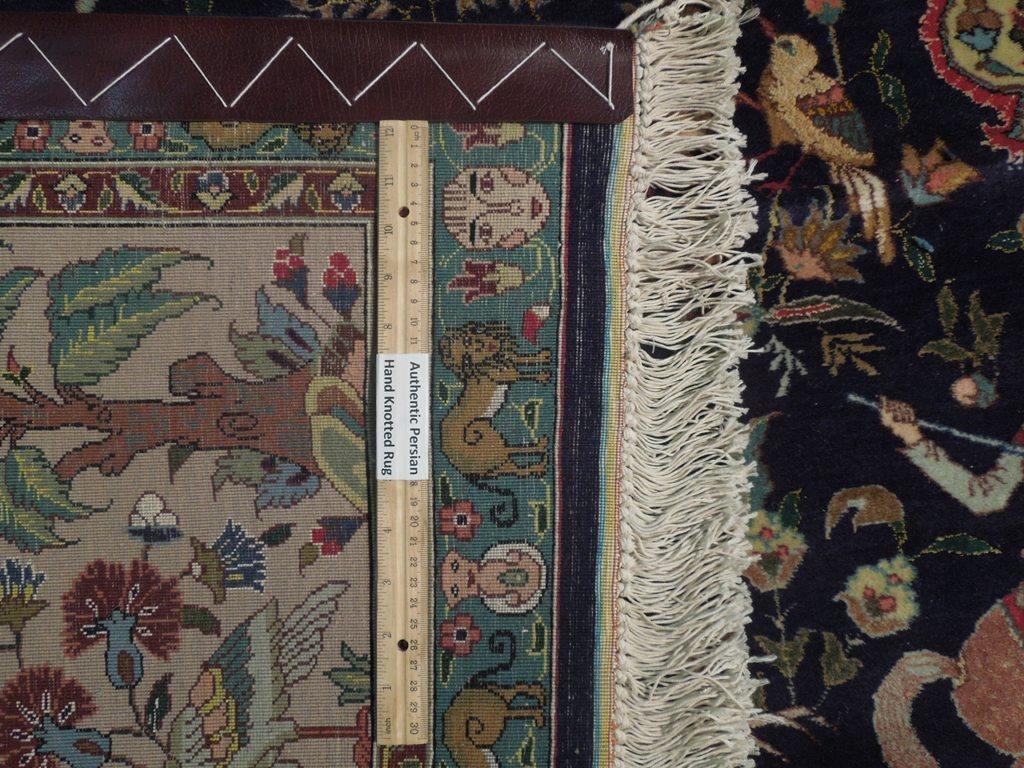 8x10 Authentic Handmade Wool&Silk Signed Tabriz Fine Persian Rug - Iran - bestrugplace