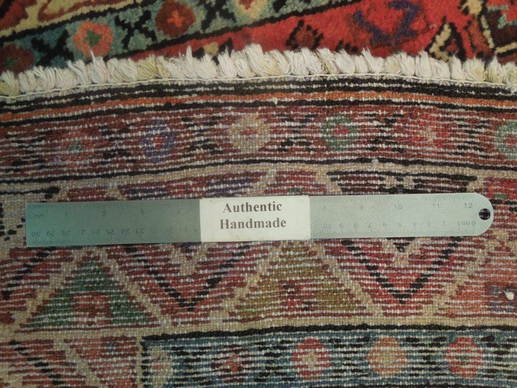 5x11 Authentic Hand Knotted Semi-Antique Persian Herati Runner - Iran - bestrugplace