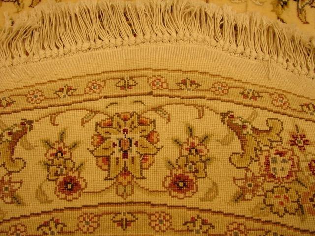 5x5 Sino Tabriz Wool & Silk Rug-China - bestrugplace